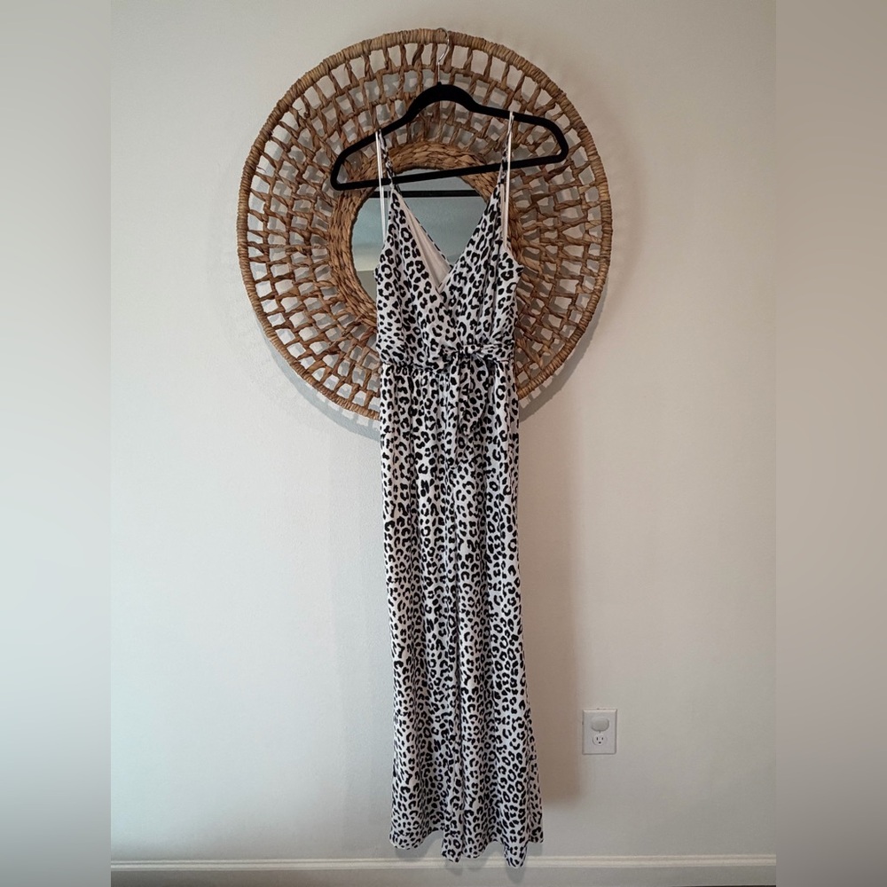 Express Leopard Print Jumpsuit - Picture 3 of 3